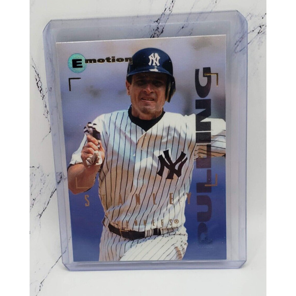 1995 Fleer Emotion Baseball #67 Mike Stanley New York Yankees - Picture 1 of 4